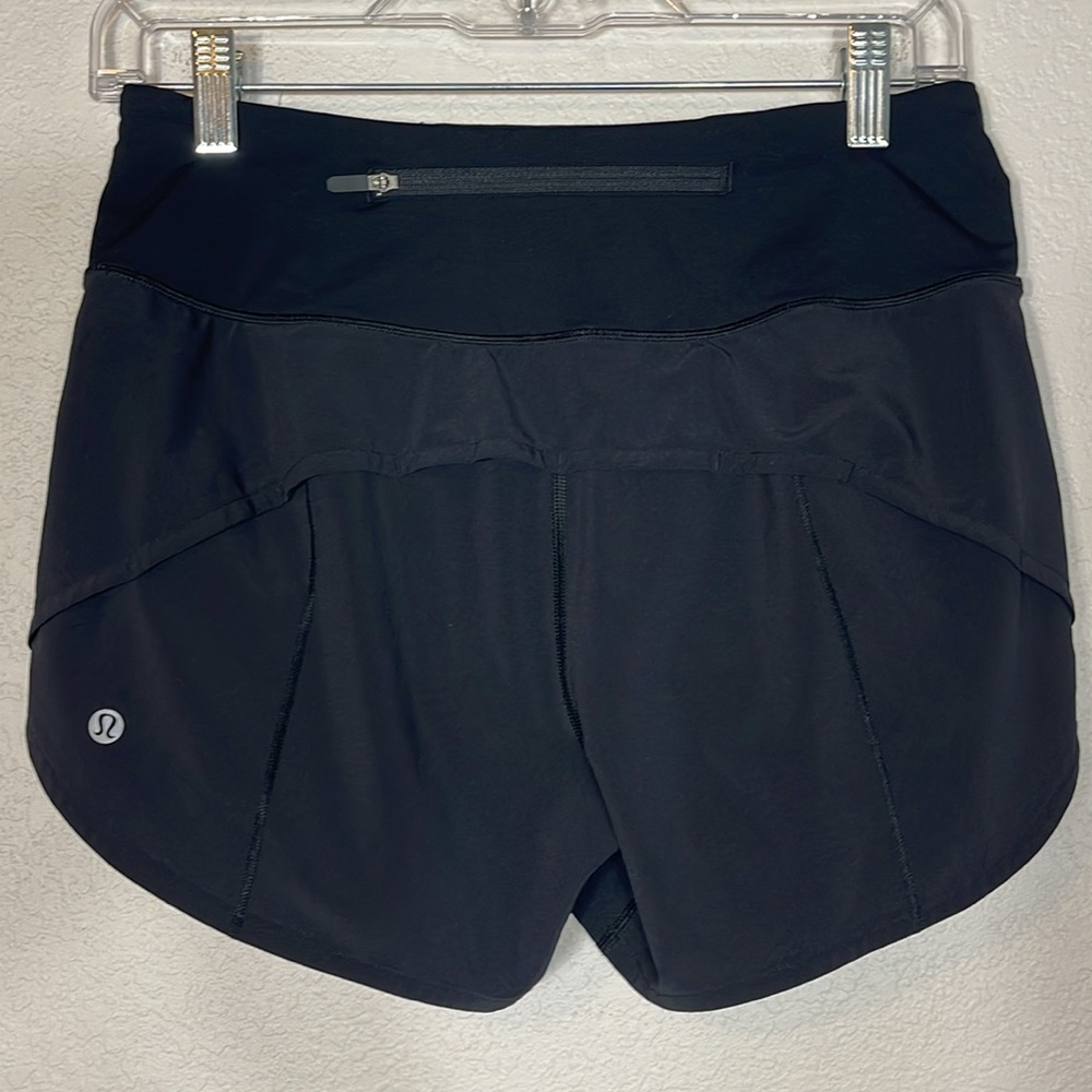 Lululemon Speed Up Mid-Rise Short 4" Inseam Black Size 4 Lined - Picture 8 of 12